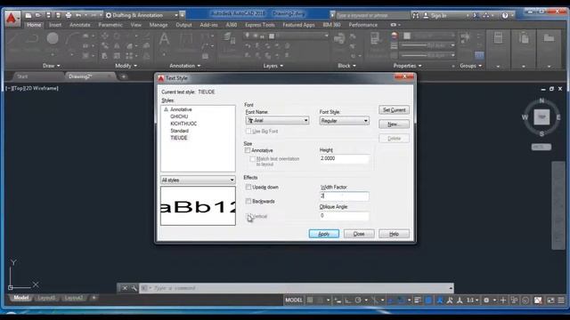 Bài 50. Tạo các kiểu chữ viết trong Autocad смотреть онлайн