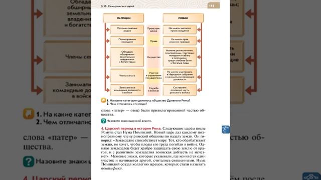 Всеоб. История 5 кл. §38 Семь римских царей смотреть онлайн