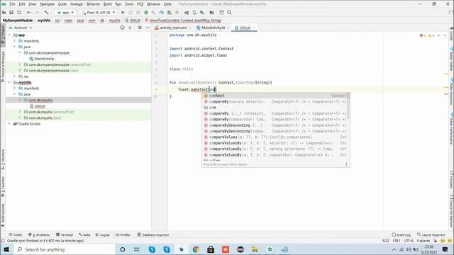 How to Create Module in Android Studio and Use in Project смотреть онлайн