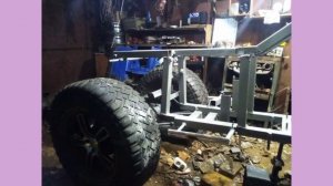 Простой самодельный квадроцикл с двигателем Лифан.Компоновка.