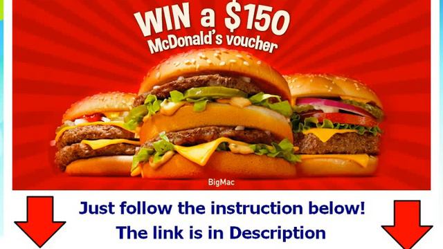Win a $150 McDonald's voucher. 100% FREE! Only Australia смотреть онлайн