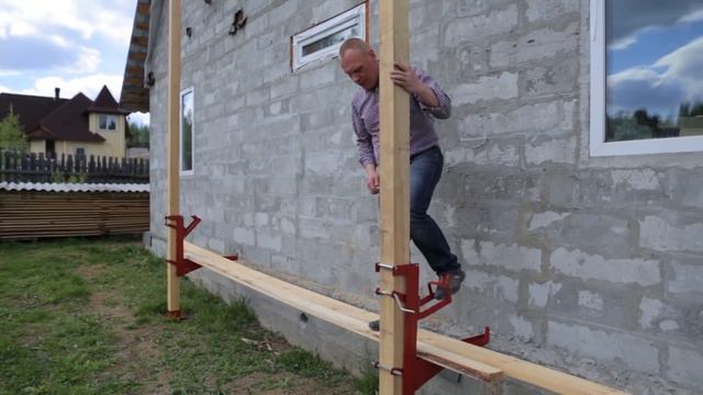 НОВИНКА Строительных лесов.Подъемник FootLift. смотреть онлайн