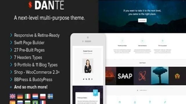 Dante - Responsive Multi-Purpose WordPress Theme Nulled Download Working смотреть онлайн