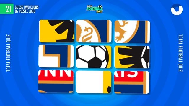 GUESS THE 2 CLUBS BY PUZZLE LOGO | TFQ QUIZ FOOTBALL 2023 смотреть онлайн