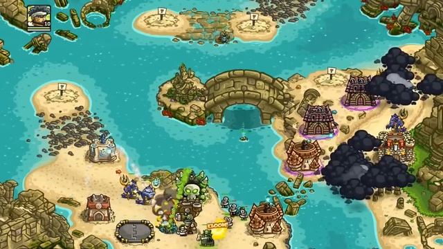 Kingdom Rush: Frontiers Walkthrough Level 18 Veteran смотреть онлайн