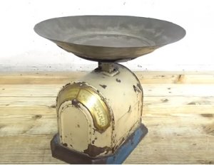 Реставрация старинных кухонных весов - Шедевр