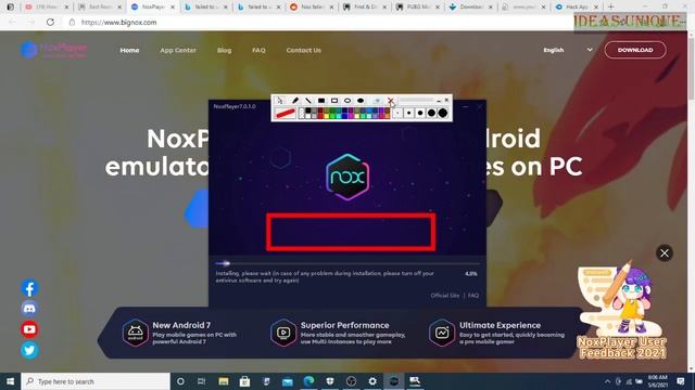 NOX Player/Emulator Error Fixed | Failed To Unzip Nox Installer | Nox Installing Problem Solved 202