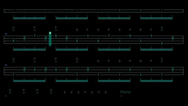 Bass Tab Can't Stop | Backing Track for Bass with Tab . ARYA TAB смотреть онлайн