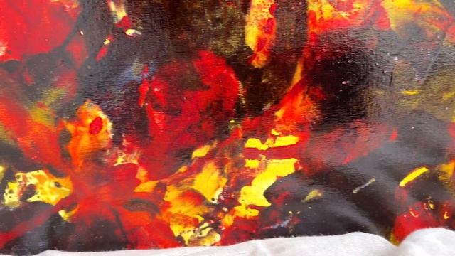 Яркая абстракция для современных интерьеров, 50х50 см | Interior abstract art смотреть онлайн