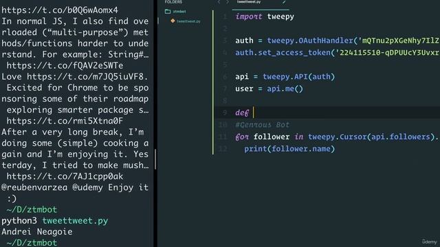 Our First Twitter Bot 2 - Python Full Course for Beginners 2023 смотреть онлайн