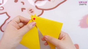 DIY Origami Funny Cute Bird Beak Face Mask Handcraft | Wow Crafts