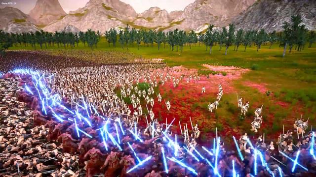 120,000 JEDI KNIGHT & 4,000,000 BARBARIAN SWORD | Ultimate Epic Battle Simulator 2 | UEBS 2