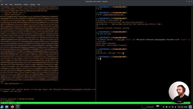 Exploiting CVE-2022-26923 by Abusing AD CS | TryHackMe смотреть онлайн