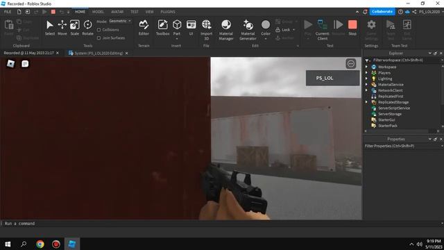 First Person Shooter (FPS) like Unrecord (Roblox Developing) смотреть онлайн