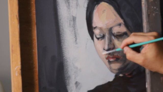 【EngSub】Oil painting one hourオイルスケッチ１時間 смотреть онлайн