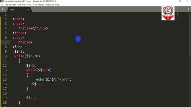 PHP for beginners #Part 15| Nested While Loop смотреть онлайн