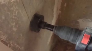 Сверление алмазной коронкой