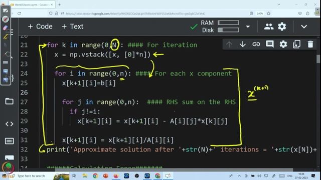 Week 5 : Lecture 22 : Tutorial Session - 4: Python implementation of Jacobi Method смотреть онлайн