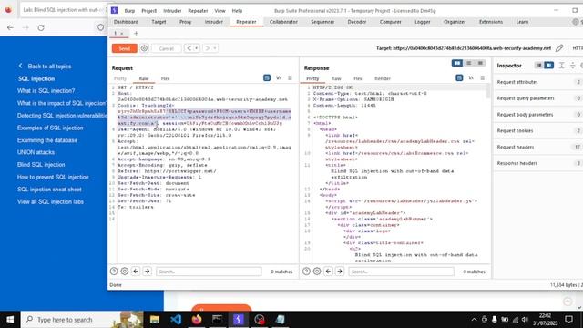 Sql Injection out of Band ||@micinKampus смотреть онлайн