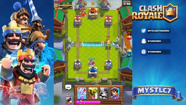 NEW EPIC STRATEGY! - Clash Royale - Giant Skeleton + Goblin Barrel OP Strategy! смотреть онлайн