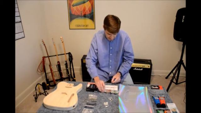 Jimmy Page Dragon Telecaster Build - Video 1 смотреть онлайн