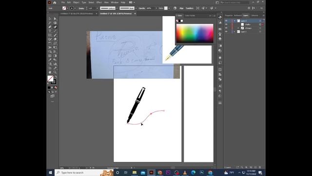Pixurve logo creating process смотреть онлайн