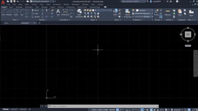 AutoCAD 2021 Tutorial: Cartesian coordinate system смотреть онлайн