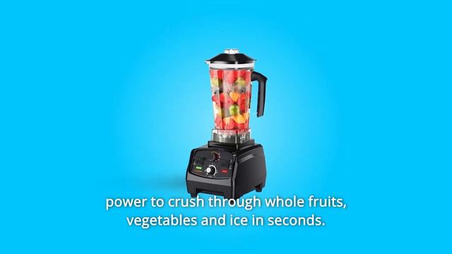 COLZER Professional Countertop Blender with 2200-Watt Review смотреть онлайн