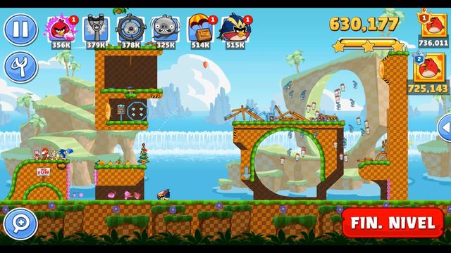 Angry Birds Friends Level 1 Tournament 1368 Highscore POWER-UP walkthrough смотреть онлайн
