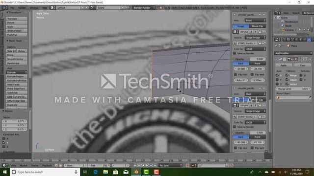 Blender Car Body for 3D Printing Tutorial - part 5 Door and Front Fender смотреть онлайн