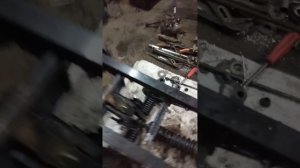 Снегоход Рысь, ремонт подвески.