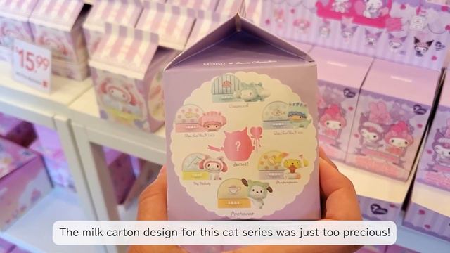 Sanrio x Miniso #2 shop with me store tour ~ Housewares, Blind boxes, Plushies, and more! (Part 1) смотреть онлайн