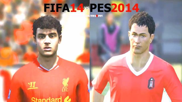 FIFA 14 Vs PES 2014 Faces - Liverpool (Face Comparison)