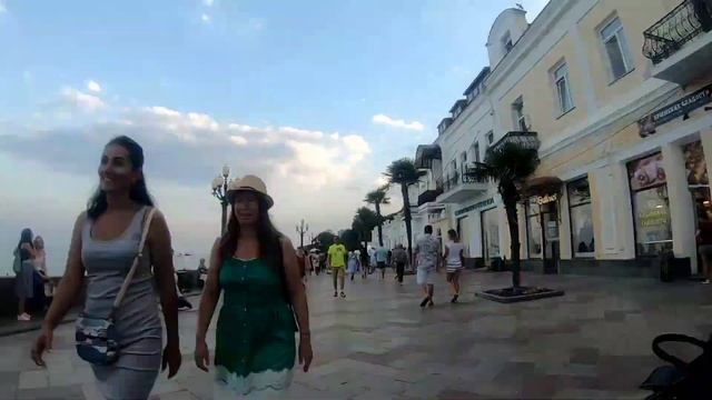 Ялта КРЫМ Набережная TimeLapse