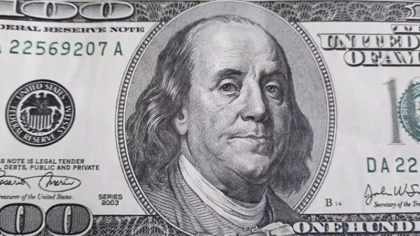 us 100 dollar 2003 banknote