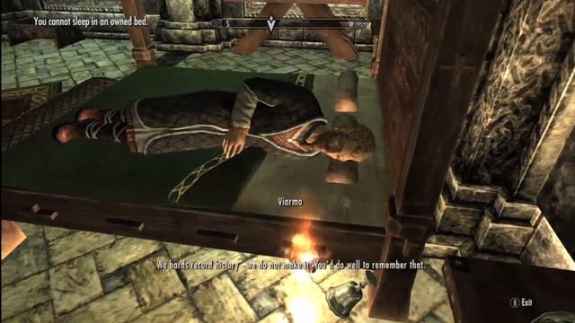 Game Fails: Skyrim "Apparently in Skyrim the dark is scarier than fire" смотреть онлайн