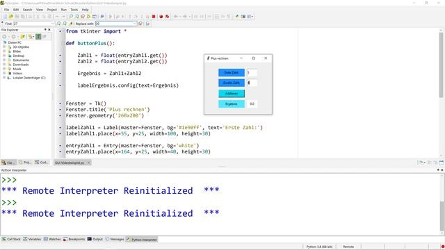 GUI mit tkinter - Programmierung mit Python смотреть онлайн