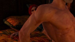 Геральт, Трисс, Йеннифер, наручники и...