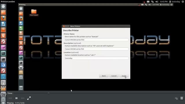 How To Install Printer Drivers In Ubuntu Linux смотреть онлайн