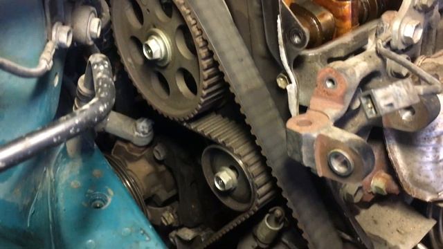 1997 Toyota Celica 2.2 5SFE with 24 year old Timing belt !!! смотреть онлайн