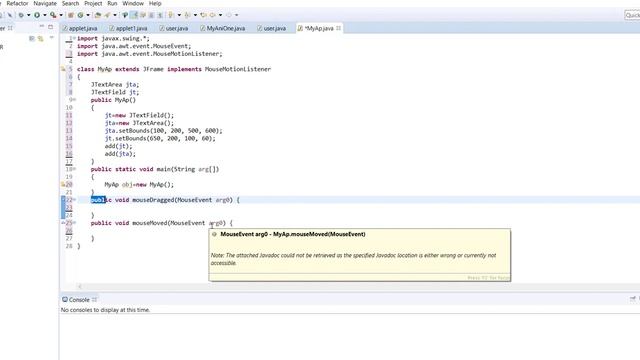 MouseMotionListener in java in hindi||Advance java||LearningStrome Academy смотреть онлайн