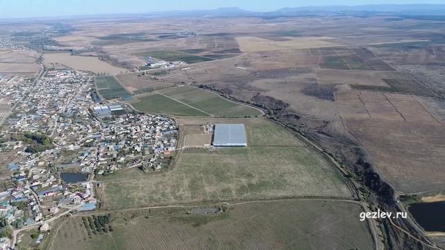 Крым, с. Вилино, Бахчисарайский район, вид с квадрокоптера смотреть онлайн