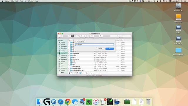 Using "Command-Shift-G" to delete prefs смотреть онлайн