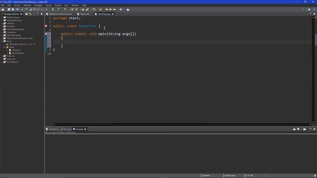 [ENG] Stack Implementation with JAVA Class with Array смотреть онлайн