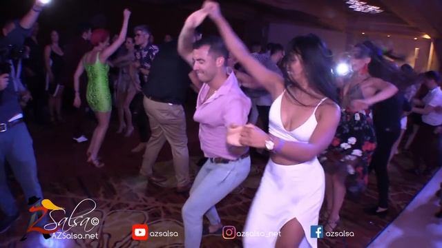 Emily Alabi & Oliver Pineda Social Salsa Dancing @ 2019 Vegas Salsa Congress!