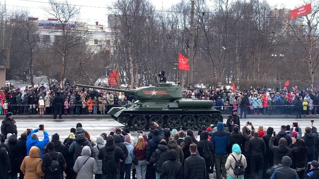 Парад 9 мая 2024 г.Мурманск