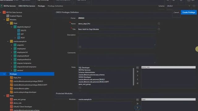 Oracle Apex 19 ORDS basic Authentication смотреть онлайн