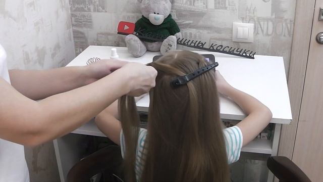 Косички для дочки на распущенные волосы. смотреть онлайн