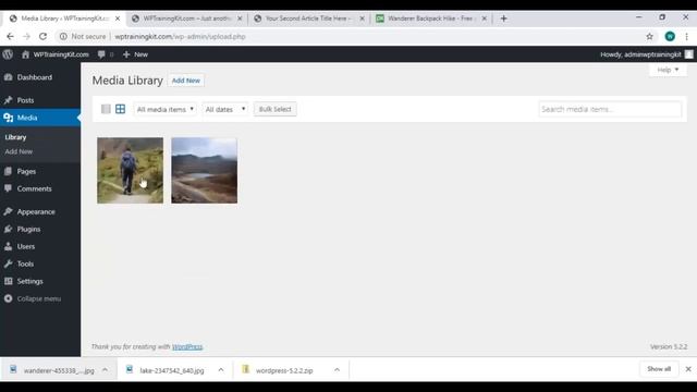 How to add Media to the WordPress Library and into Your Posts смотреть онлайн