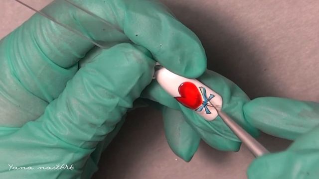 ПРОСТОЙ ДИЗАЙН НОГТЕЙ. ДЕНЬ СВ. ВАЛЕНТИНА/A SIMPLE NAIL DESIGN. VALENTINE'S DAY смотреть онлайн